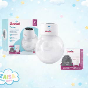 Extractor de Leche Eléctrico Wearable Genial Dove con Accesorios