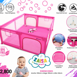 Corral Infantil Rosa de Juegos