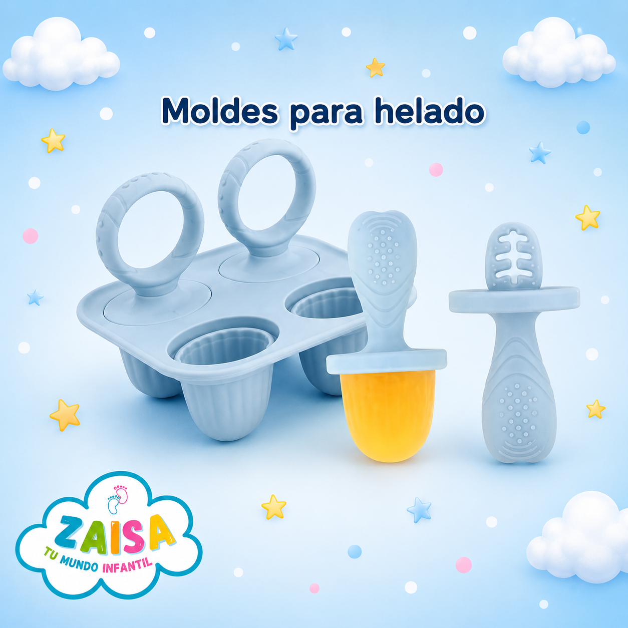 Moldes para Helados de Silicona para Bebé