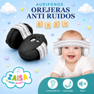 Orejeras Antirruido para Bebé – Color Negro