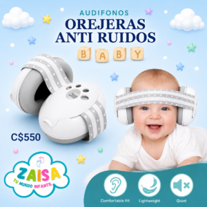 Orejeras Antirruido para Bebé color Blanco