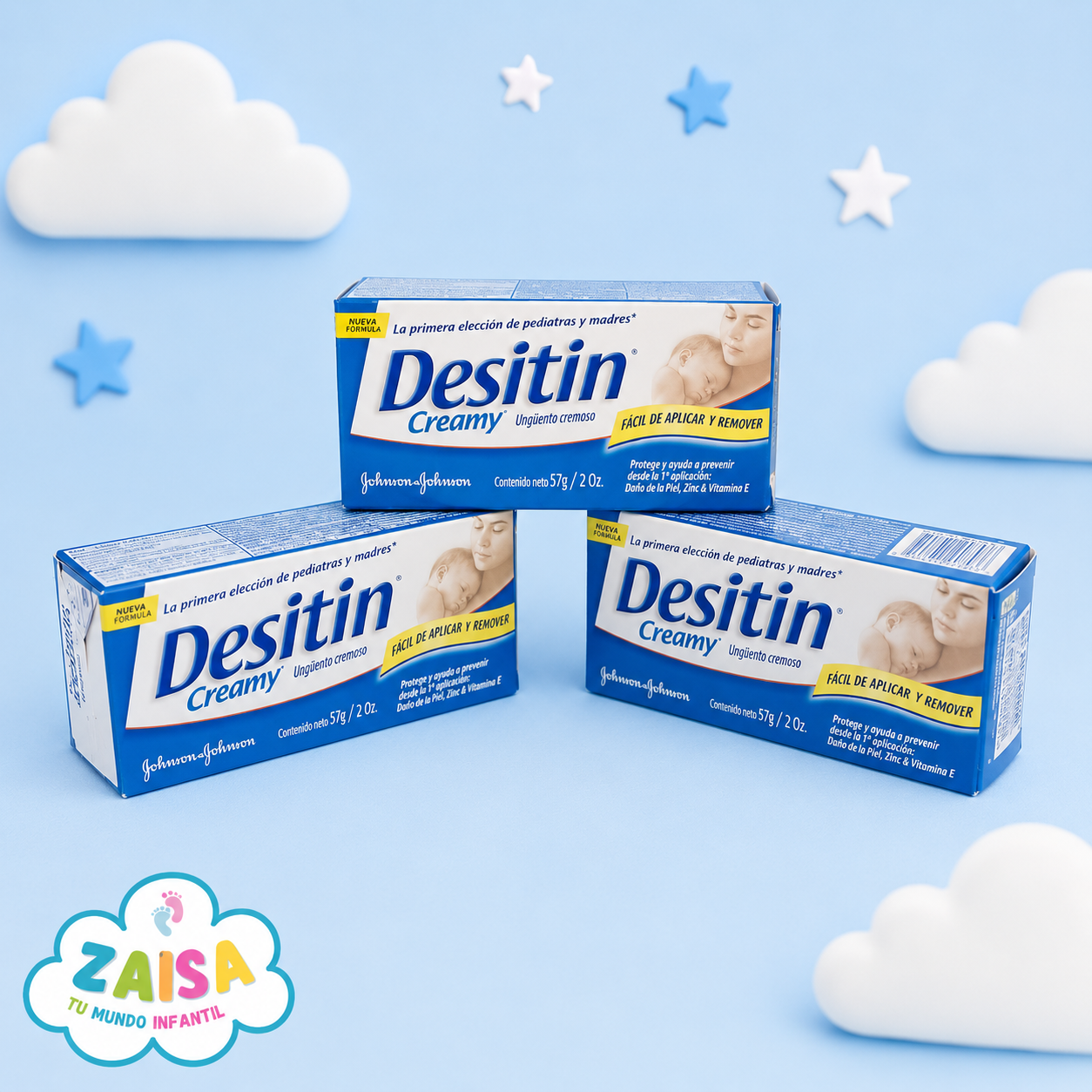 Desitin Creamy Ungüento para Rozaduras del Bebé – 57 g