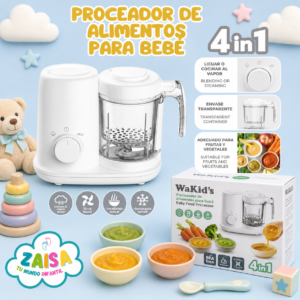 Procesador de Alimentos para Bebé 4 en 1